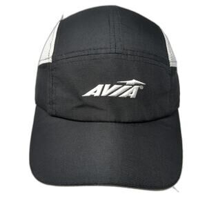 Avia Strapback 5 Panel Hat Black One Size Embroidered Adjustable Outdoor